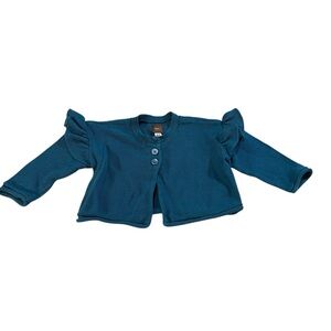 Tea Teal Cardigan Sweater Size 12-18 months